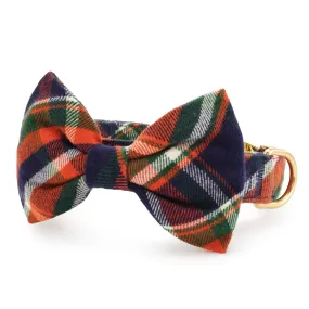 Dakota Plaid Flannel Bow Tie Collar