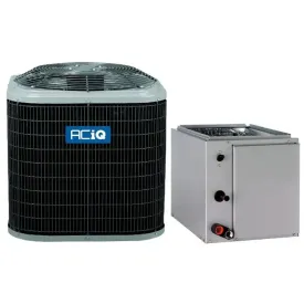 1.5 Ton 13.5 SEER ACiQ Air Conditioner with Upflow / Downflow 17.5" Cased Coil