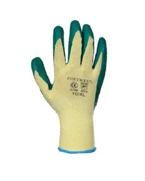 (6/case) Portwest Yellow/Green Grip Glove