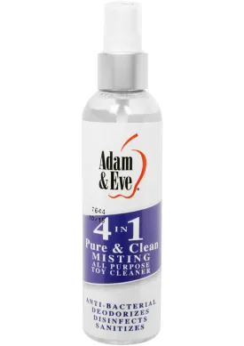 Adam and Eve 4 In 1 Pure and Clean Misting All Purpose Toy Cleaner