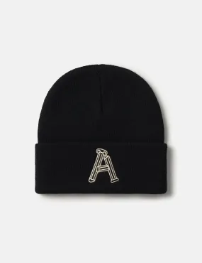 Aries Column A Beanie Hat - Black