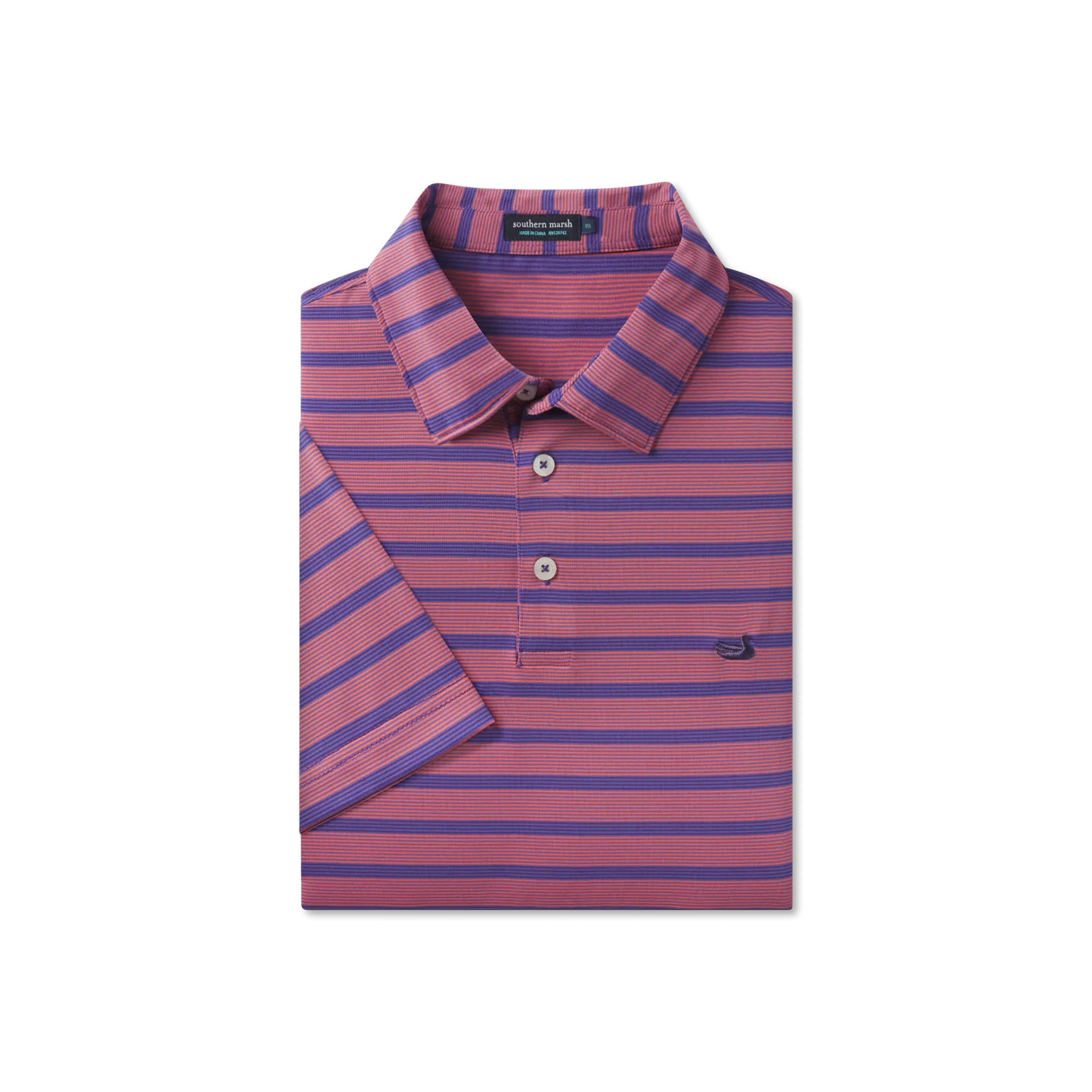 Bermuda Performance Polo - Panama Stripe