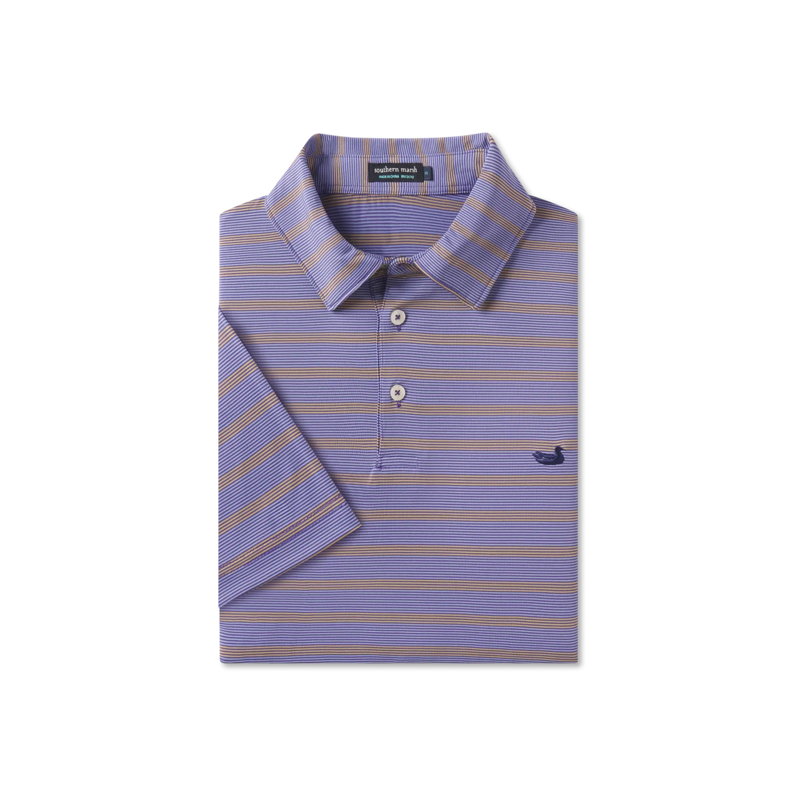 Bermuda Performance Polo - Panama Stripe