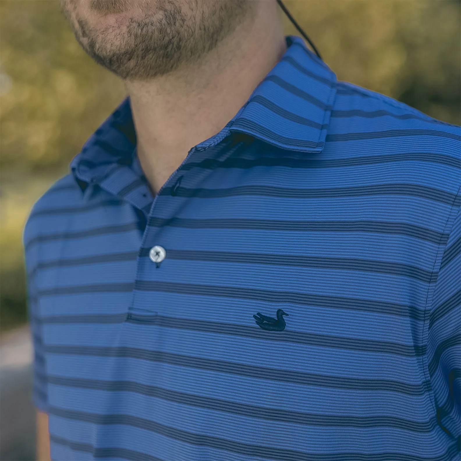 Bermuda Performance Polo - Panama Stripe