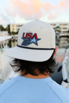 Burlebo Men's USA Retro Star Cap