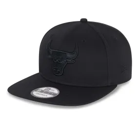 Chicago Bulls NBA Black On Black 9FIFTY Cap