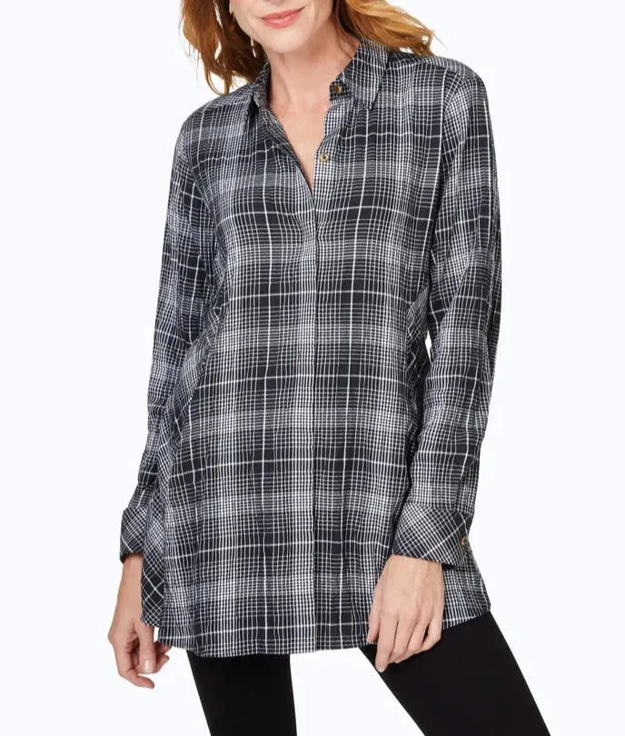 Cici Plaid Perfection Tunic