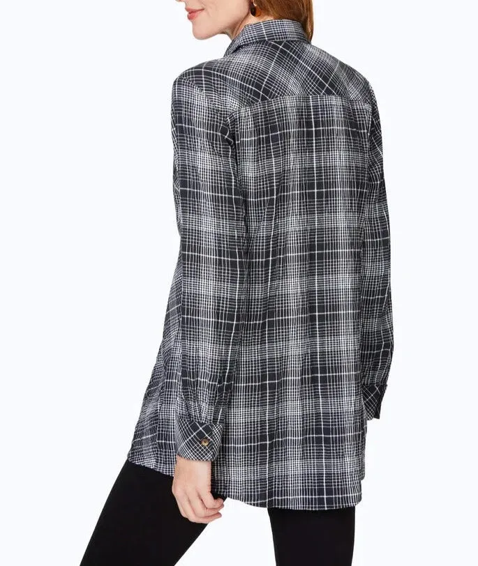 Cici Plaid Perfection Tunic