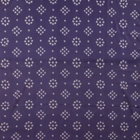 Dark Purple "Spot'd" Handkerchief