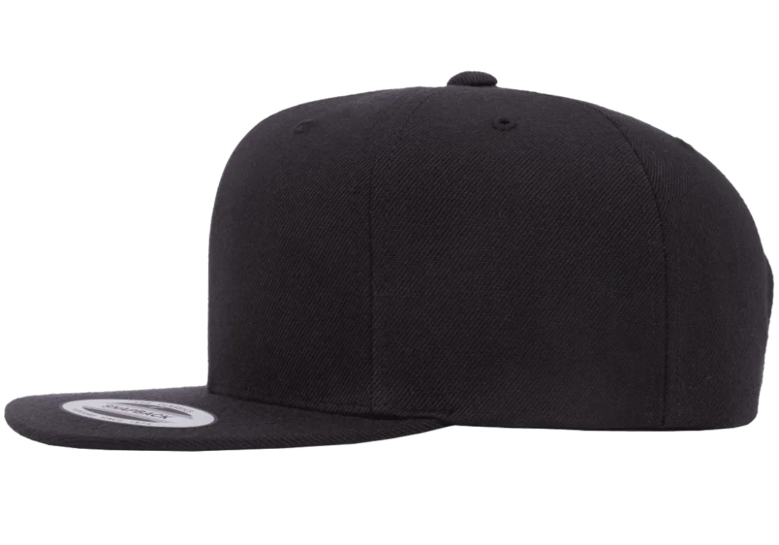 Dinkin Flicka Cap - Premium Snapback Hat Black