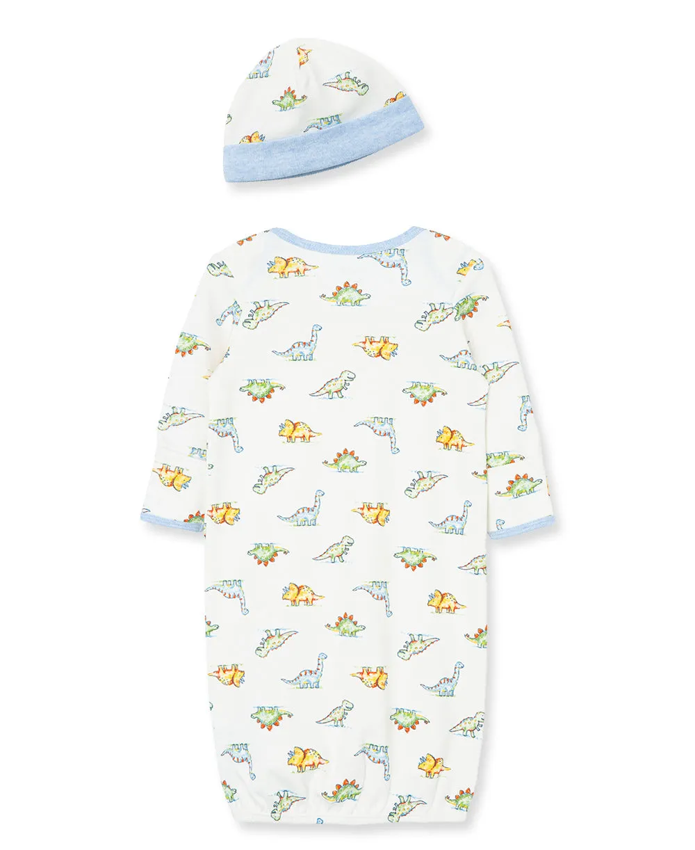 Dinomite Sleeper Gown And Hat