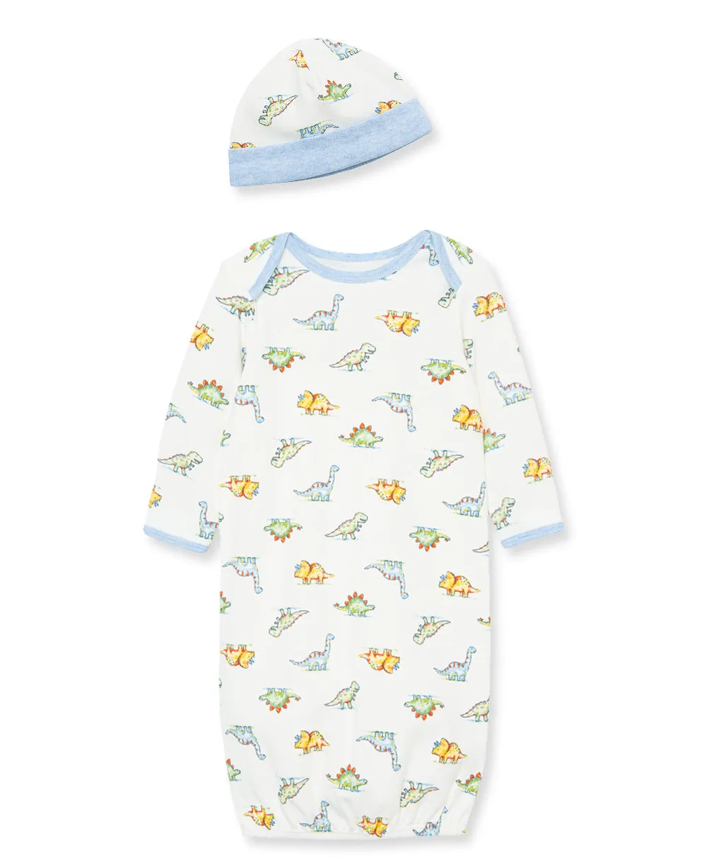 Dinomite Sleeper Gown And Hat