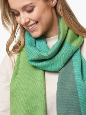 Foxford Emerald Extra Fine Merino Scarf