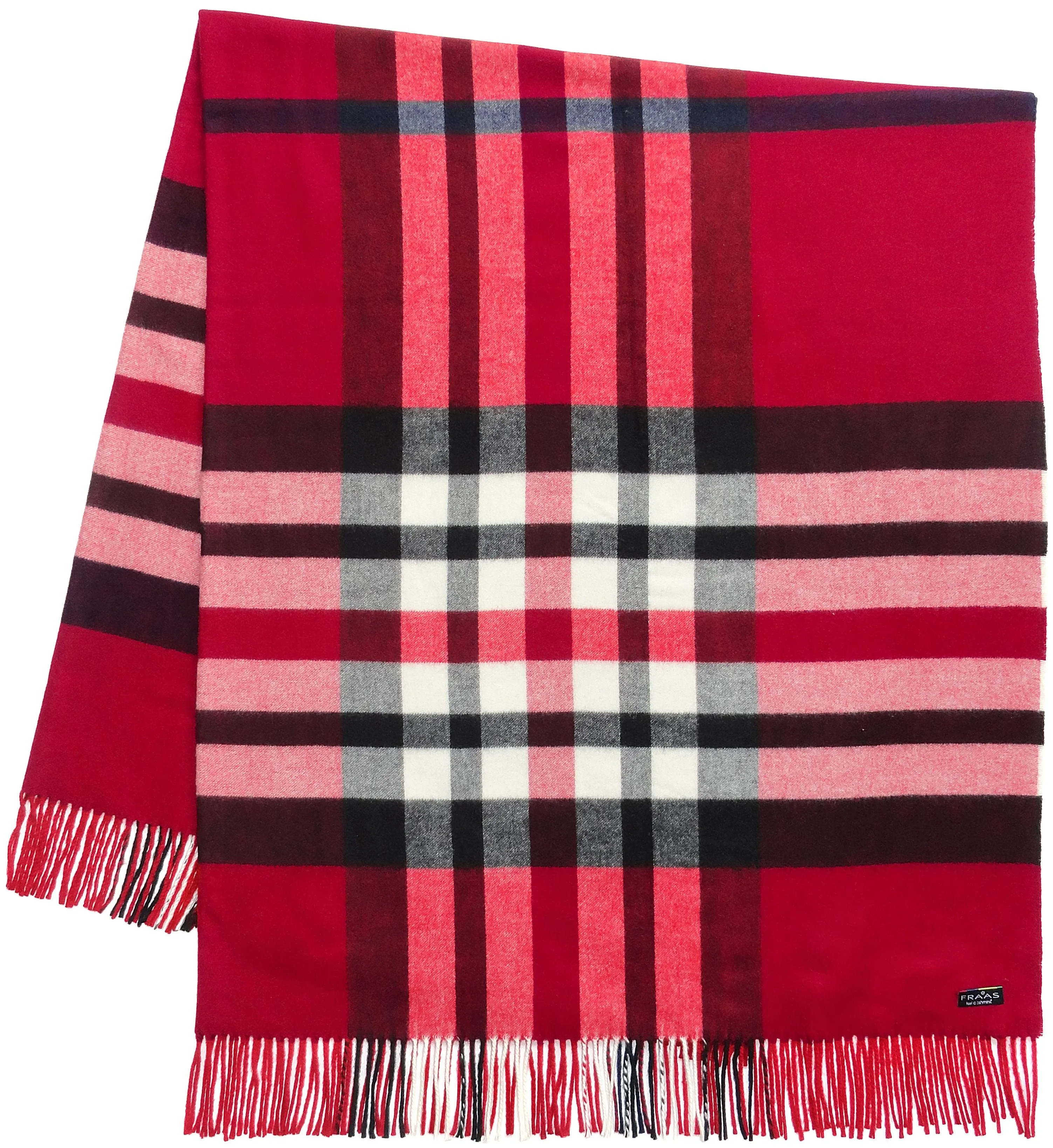 Fraas Plaid Woven Cashmink Throw