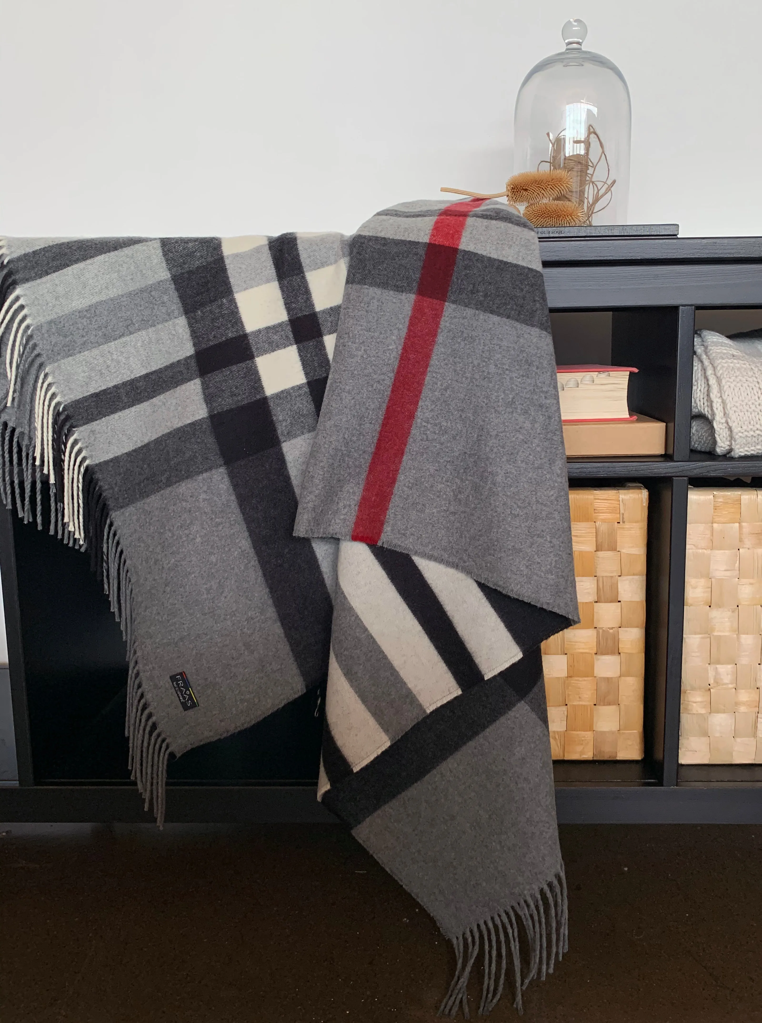 Fraas Plaid Woven Cashmink Throw