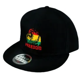 Freedom Rasta Flat Bill Snapback Cap