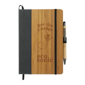 FSC Bamboo Bound Journal Book Bundle Set