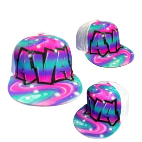 Graffiti Front Swirl Snapback (1)