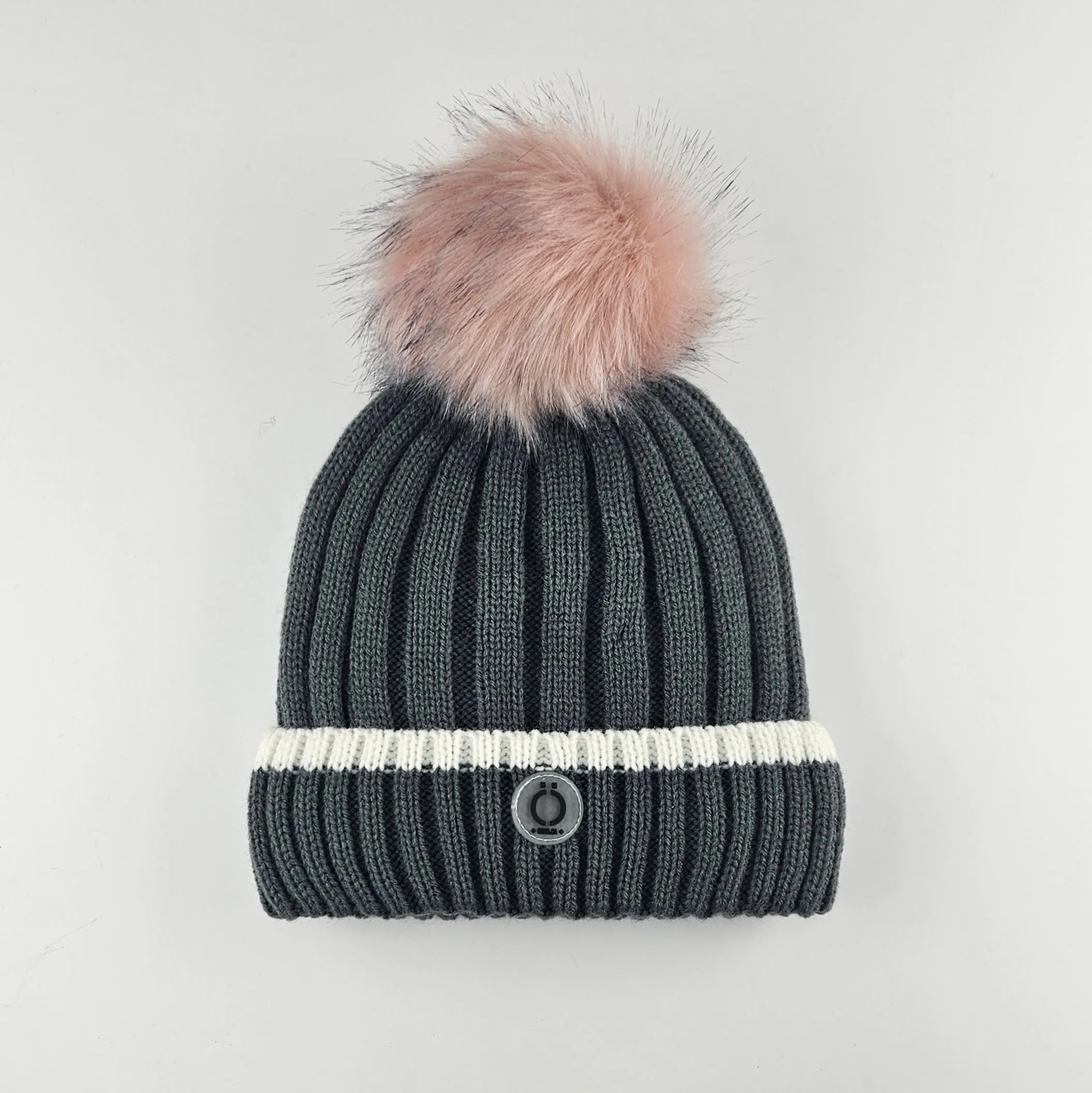 Grey Stripe Tuque