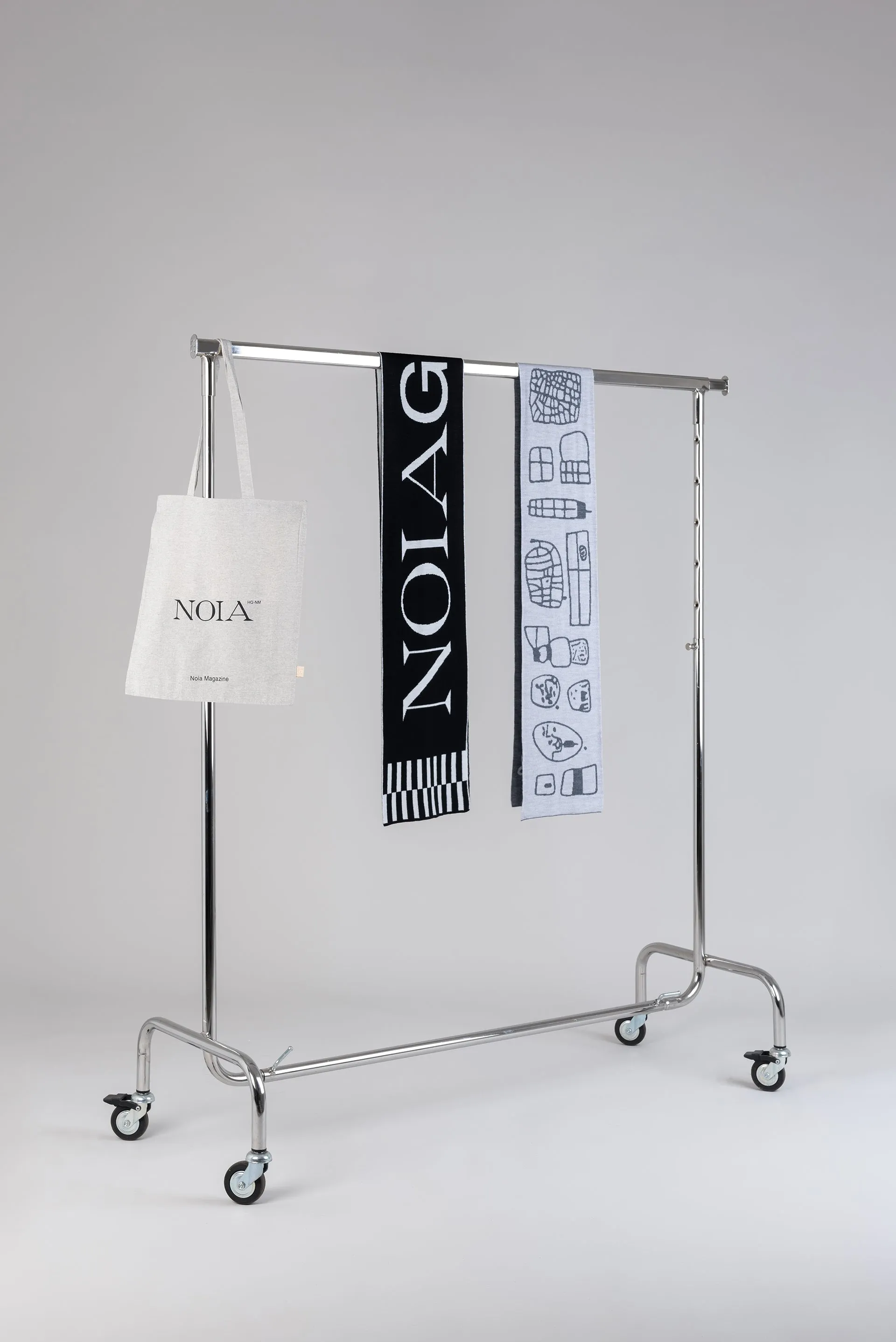 Premium HG-NM English Typography Design Scarf