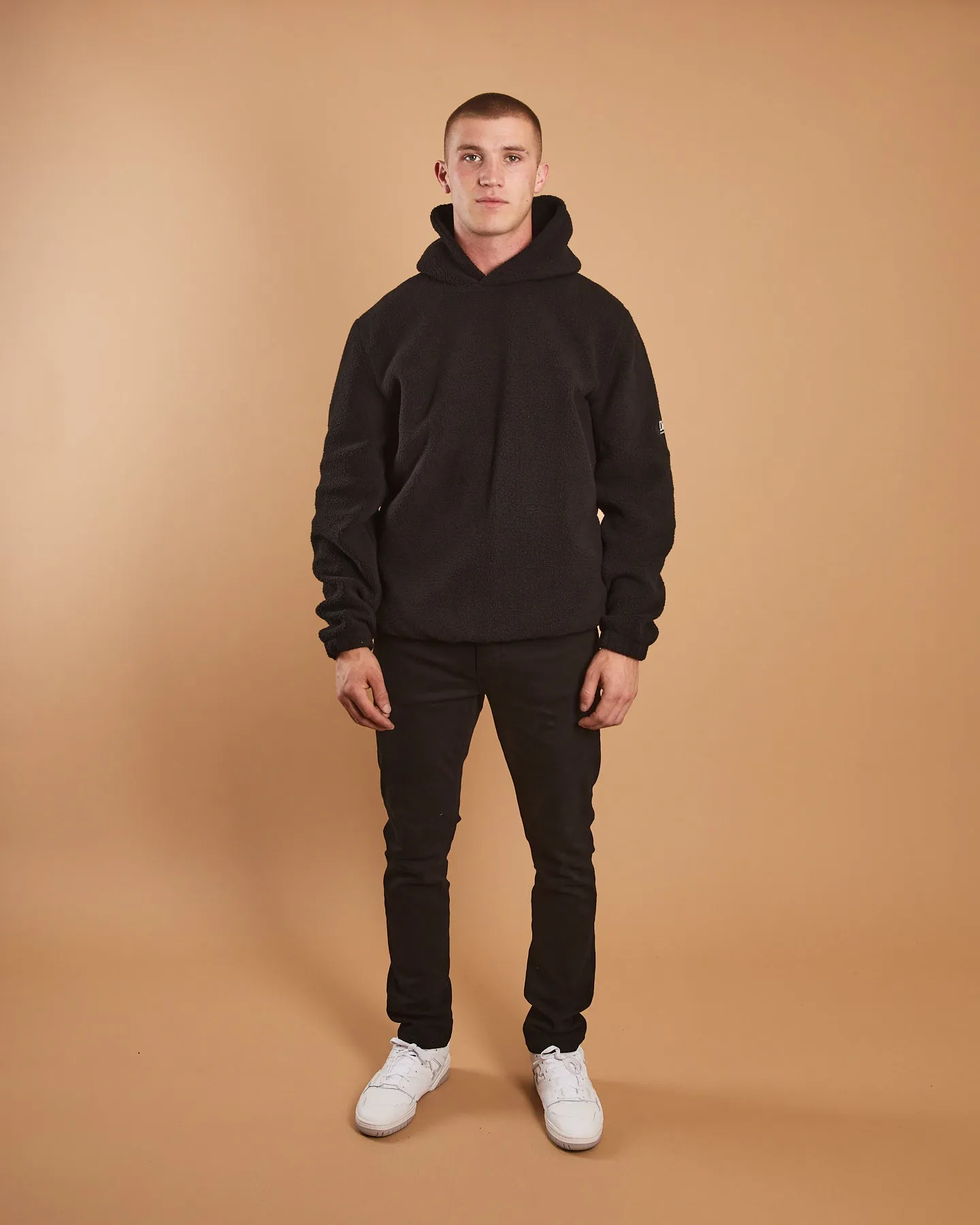 Iceberg Fleece Hoodie Black Dust