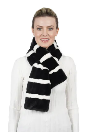 Jay Faux Fur Pull-Through Scarf