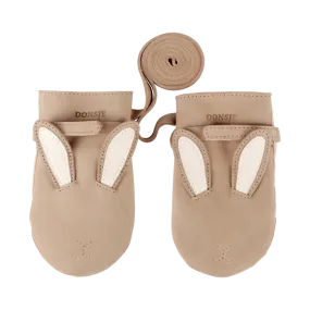 Kapi Classic Mittens | Bunny | Taupe Nubuck