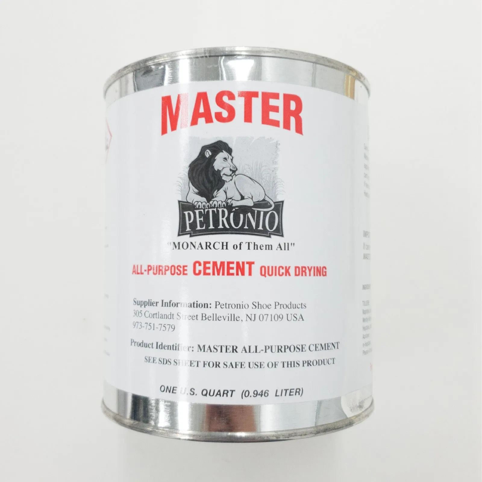 Masters All purpose quick dry Cement Leather wood 8 oz and 1 Qrt