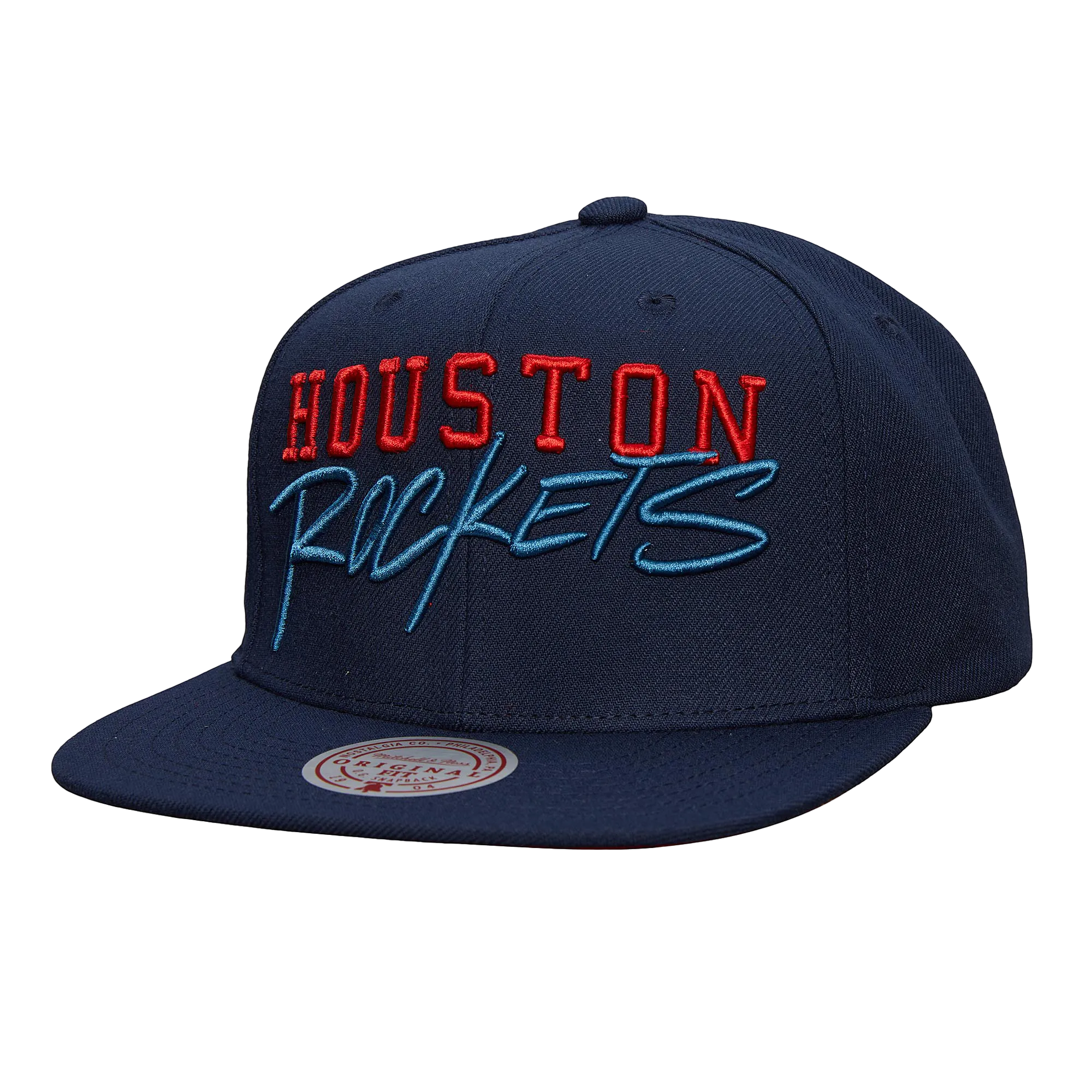 Men's Houston Rockets Mitchell & Ness HWC Team Tagged Adjustable Cap