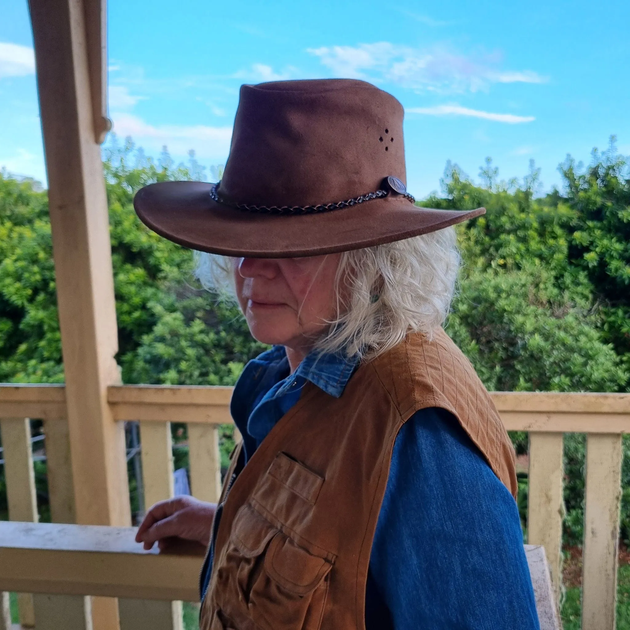 Queenslander Hat in Rust