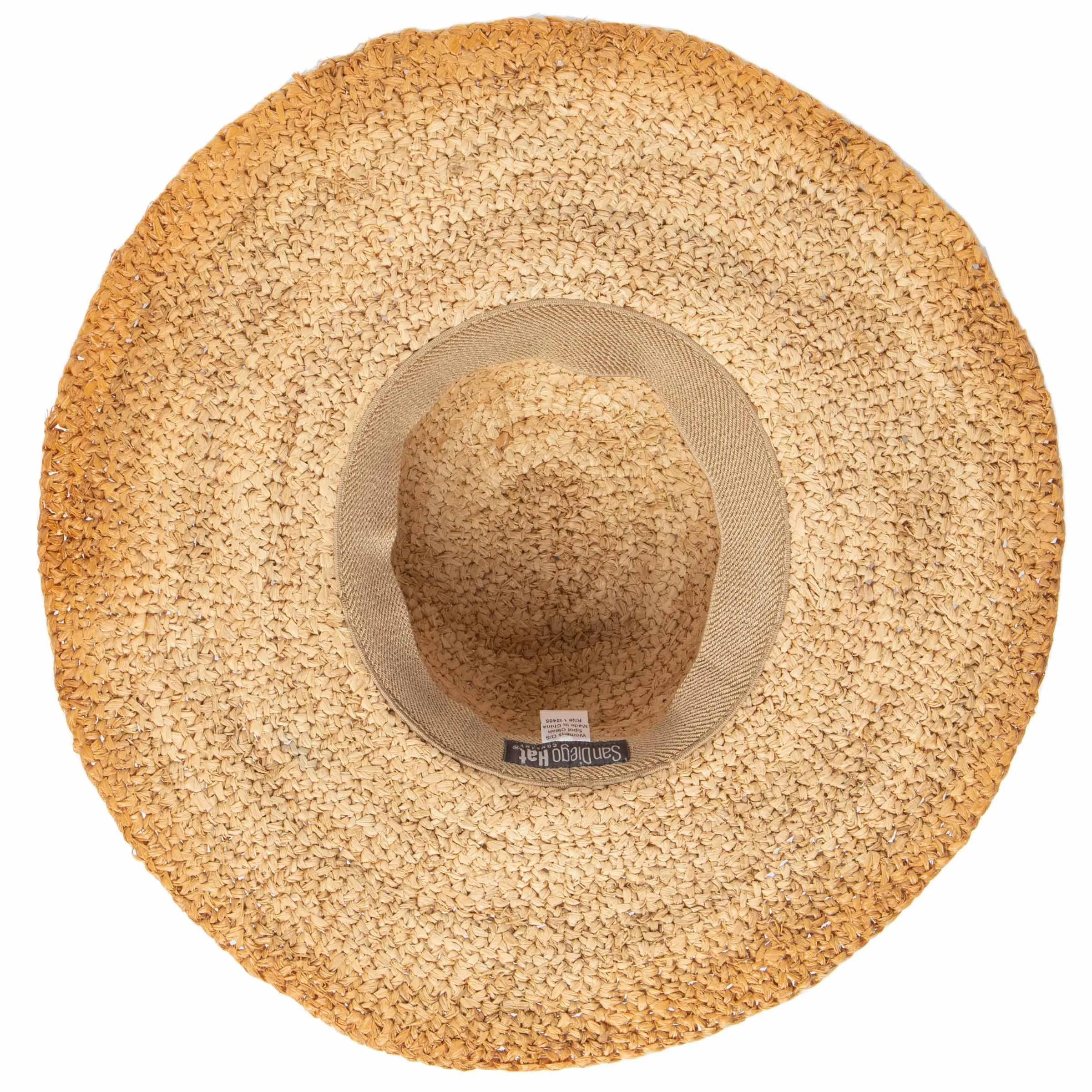 San Diego Hat Company's Signature Women's Large Brim Raffia Hat