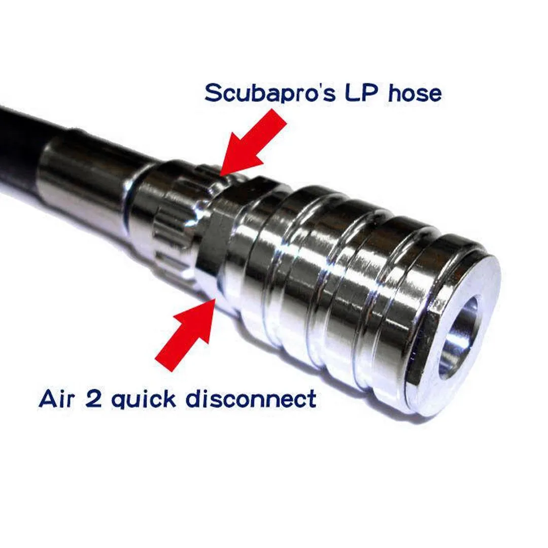 Scubapro Air 2 Quick Disconnect Hose - 64cm