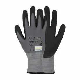 Work Gloves Cofra Dextermax Grey Nylon Nitrile